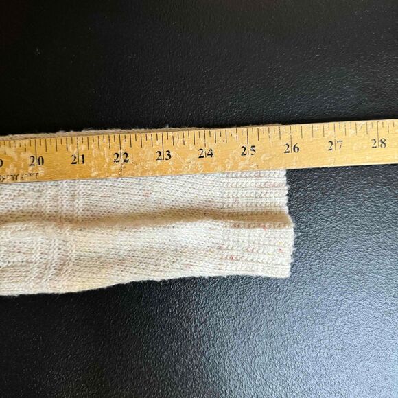 Moth Neutrals Fringe Trim Long Sleeve Pullover Sweater Womens XS - Picture 15 of 15